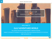 Tablet Screenshot of gulf-adventures.com